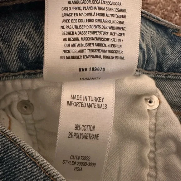 Citizen of Humanity Vidia Wide Leg Bootcut Flare Medium Wash Jeans Size 29 - Picture 11 of 11